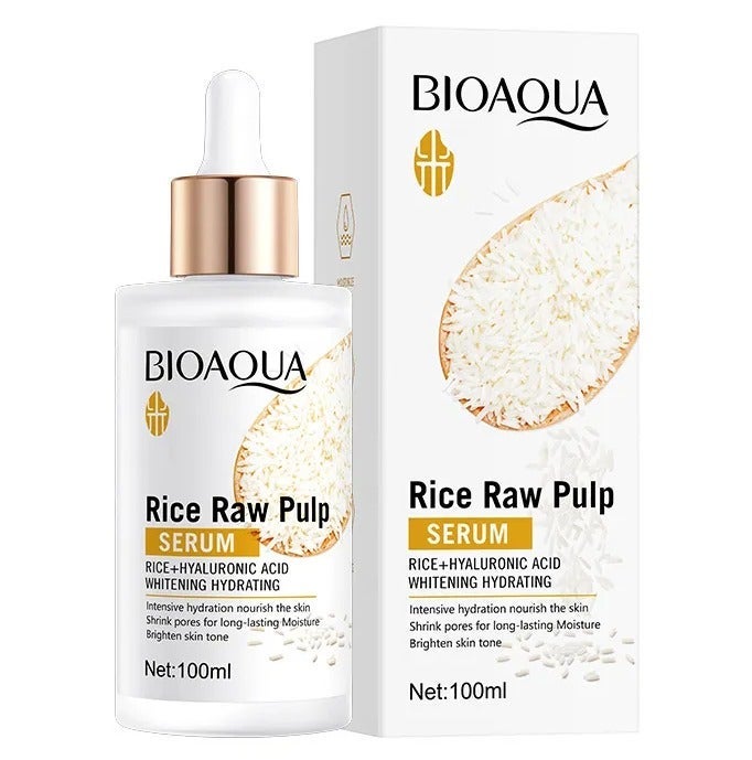 BIOAQUA Rice Raw Pulp Face Serum 100 ml - Image 1